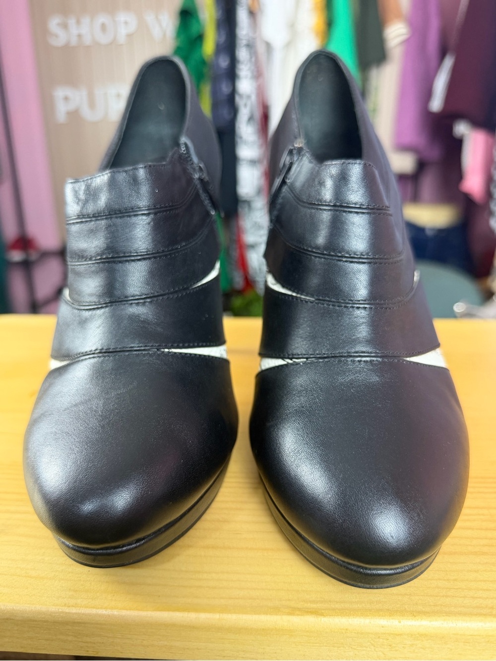 ✨ Custom Designer Leather Heels – Rare & Unique! ✨ Shoes of Prey - Picture 10 of 15